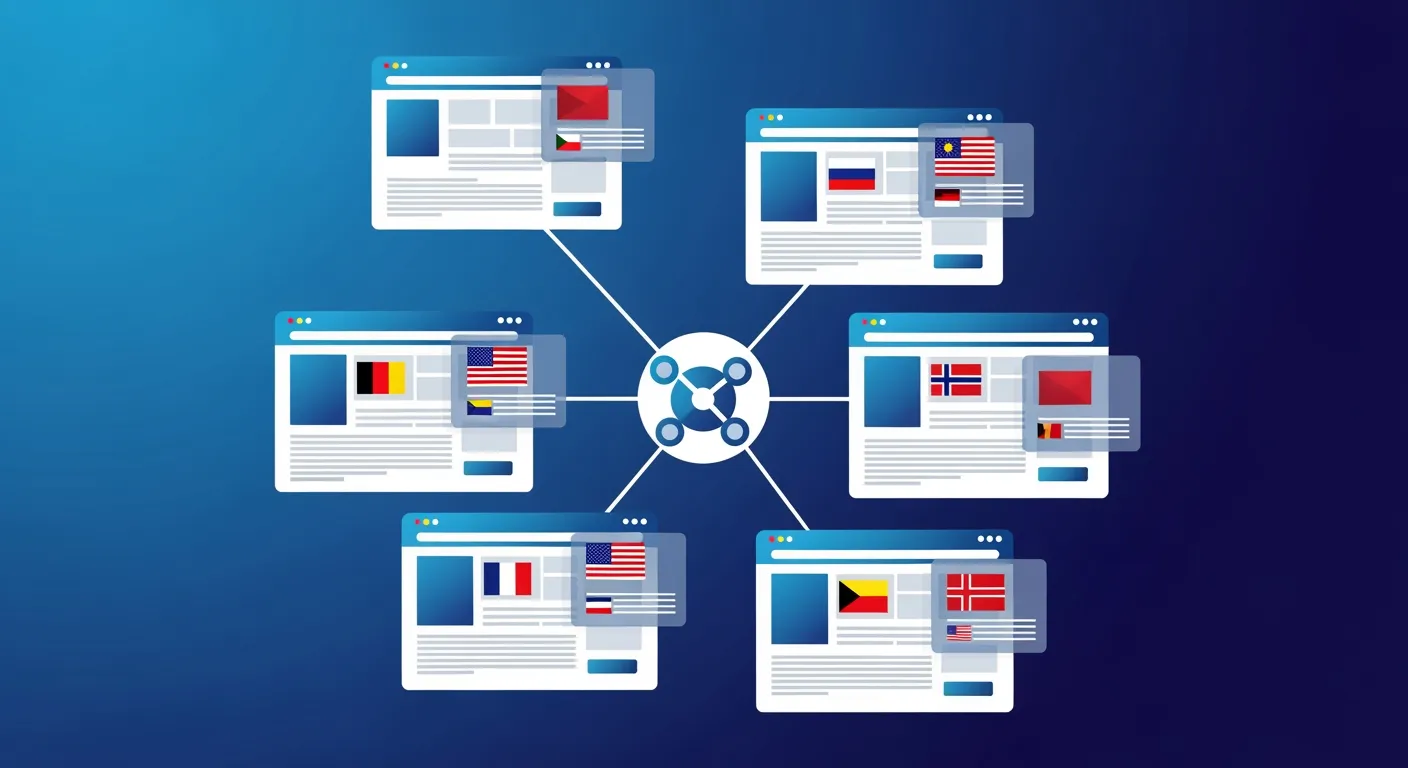 Agency multi-site translation management